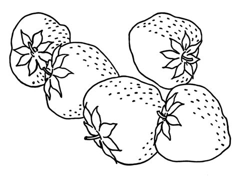 fruits coloring sheet pictures