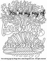 Coloring Printable Pages Cuss Word Getcolorings sketch template