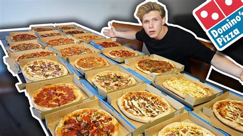 alle pizzas bestellen bij dominos youtube
