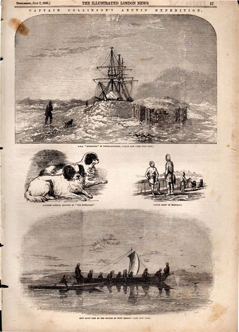 Engraving Captain Richard Collinson S Arctic Expedition Engraving