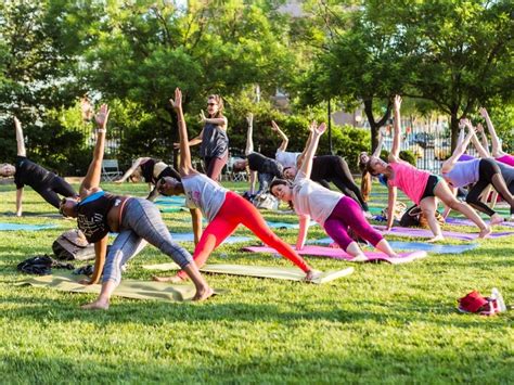 top outdoor yoga classes to try this summer in nyc