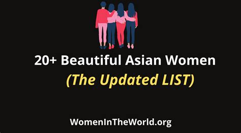 20 beautiful asian women the updated list 2023