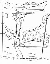 Biathlon Malvorlage Ausmalbild Wintersport Anklicken Aufgemacht Kindgerecht Wichtig öffnet Bildes Sind Format sketch template