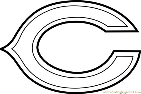 Chicago Bears Coloring Pages Football Coloring Pages