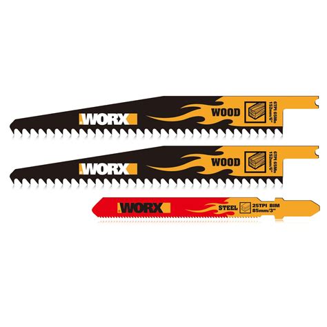 worx  pack quiksaw replacement blade kit  wg