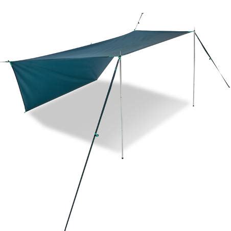 multifunction tarp camping shelter decathlon