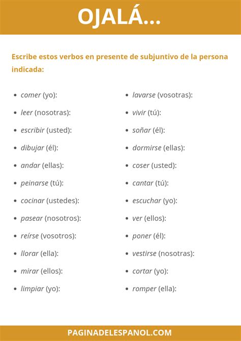 Ojalá… Spanish Language Learning Teaching Spanish Subjunctive Spanish