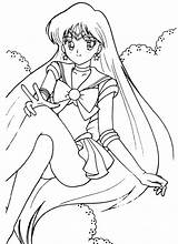 Sailor Tsuki sketch template