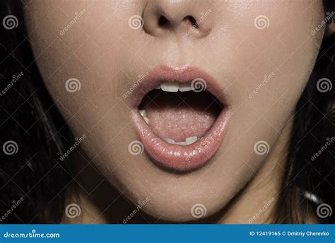 open mouth stock image image  anger attractive natural