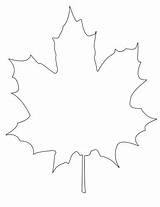 Leaf Maple Coloring Outline Printable Printables Fall Crafts Cliparts Leaves Clipart Clip Arts Autumn Stencil Drawing Estaciones Getcolorings Color Thanksgiving sketch template