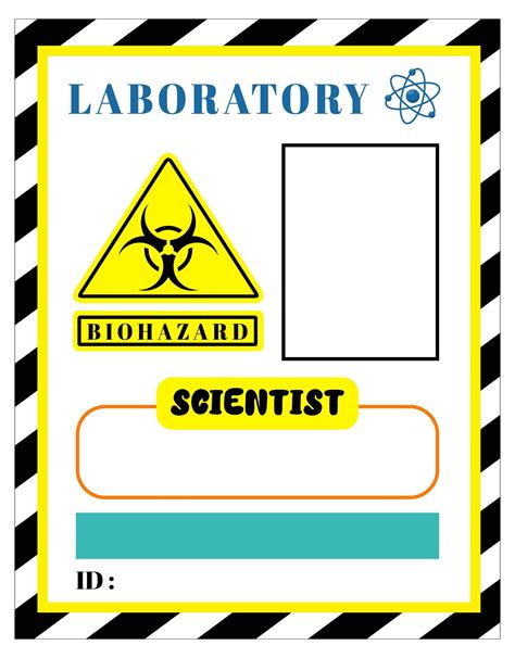 mad scientist badge printables   science lab decorations