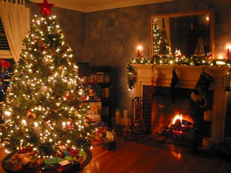 beautiful christmas tree wallpaper romantic christmas living room