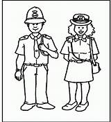 Coloring Police Pages Printable Officers Officer Policeman Comments Kids Coloringhome Popular sketch template