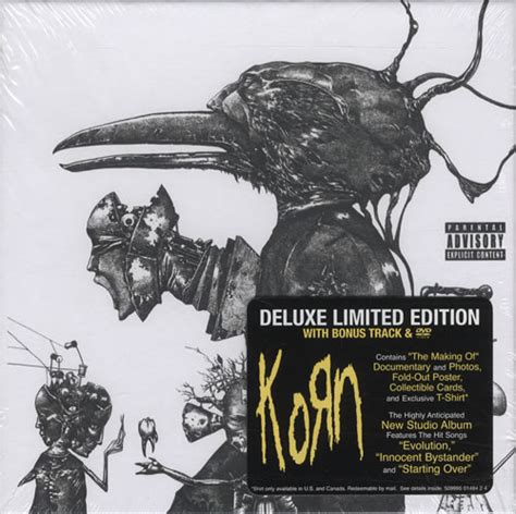 korn untitled deluxe edition sealed usa cddvd set