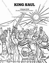 Saul Sunday Sharefaith sketch template