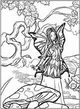 Mystical Doverpublications Fairies Dover Fae sketch template