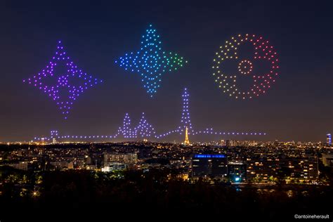 magic drone france spectacle de drones lumineux drone light show