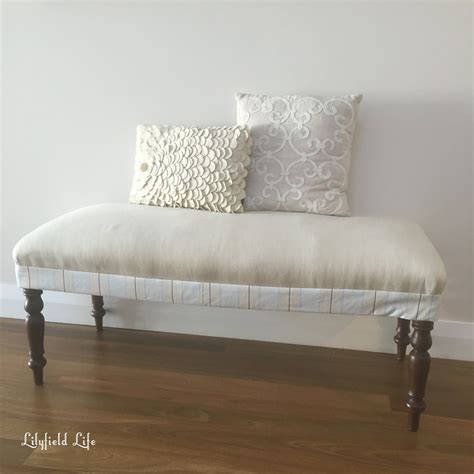 lilyfield life upholstered bench seat  tip  tricky trims