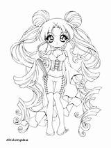Coloring Gothic Pages Anime Printable Girl Getdrawings Getcolorings Template Colorings sketch template