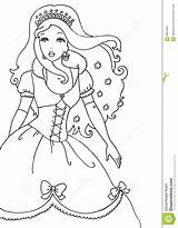Coloring Princess Pages Little Coloringtop Doll Book Girl Node Source sketch template