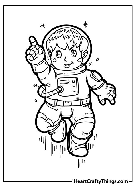 printable astronaut coloring pages updated