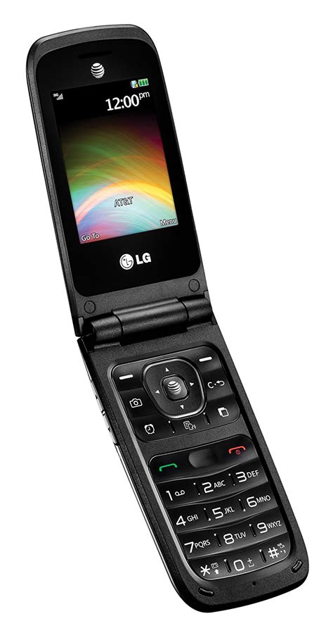 lg  att unlocked gsm mp flip phone black brand   ebay