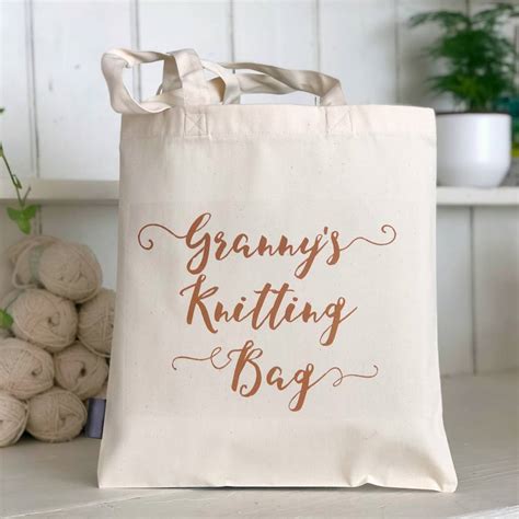 granny s knitting bag project bag by kelly connor designs