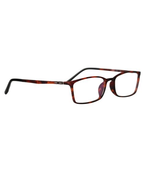 maax brown rectangle normal eyeglasses for men buy maax