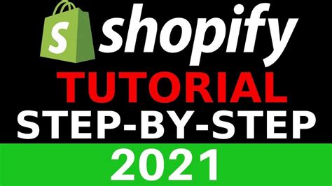 tutorials   set   shopify store  step