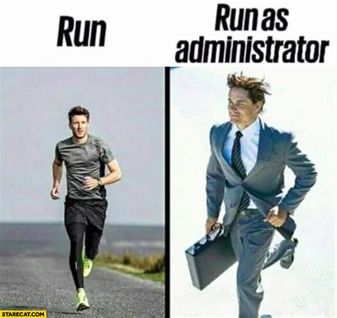 run  run  administrator man running   suit starecatcom