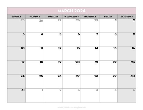 printable   monthly school calendar template lovely planner