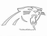 Panthers Carolina Stencil Nfl Coloring Pages Logo Pumpkin Panther Carving Stencils Printable Freestencilgallery Templates Color Sports Getcolorings sketch template