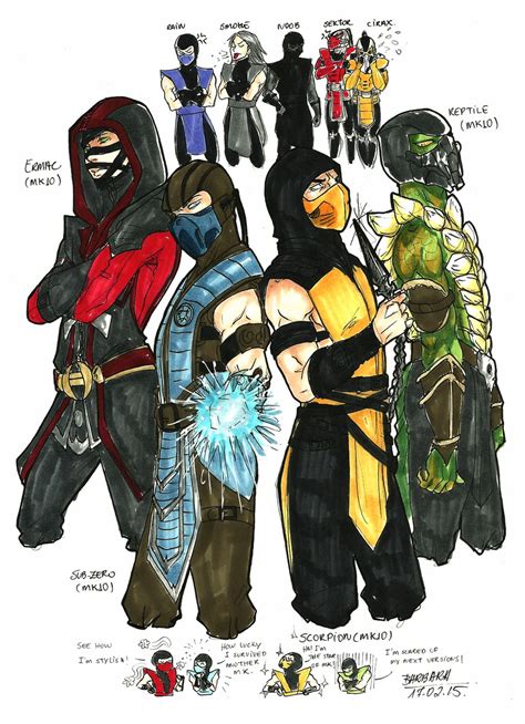 Ninjas Of Mortal Kombat X Or No By Uekiodiny On