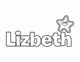 Lizbeth sketch template