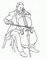 Cello Instruments Muzyczne Kolorowanki Instrumenty Instrumen Dzieci Vivaldi Ausmalbild sketch template
