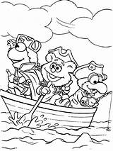 Muppet Coloring Pages Show Color Print Recommended sketch template