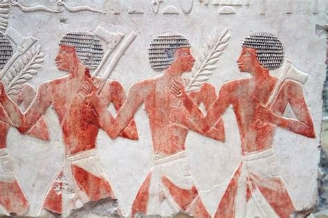 Fragment From A Relief Showing Egyptian Soldiers And