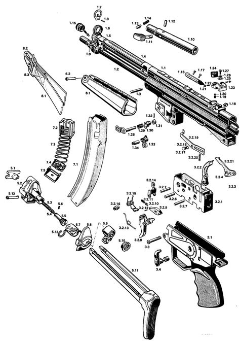heckler koch hk mp hk mpn hk mpf hk rifle parts  accessories