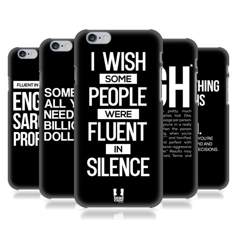head case designs sassy quotes hard back case for apple