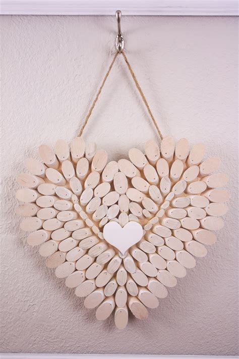 diy wooden heart hey    garshness    excited