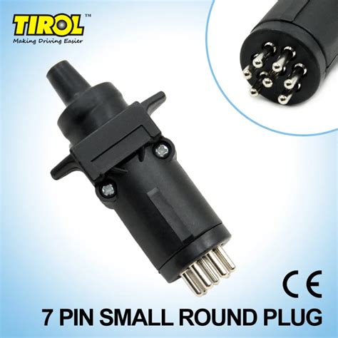 tirol ta  pin trailer plug trailer light connector    male trailer adapter