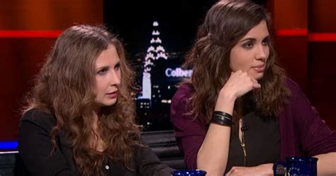 pussy riot members land some putin digs on colbert los angeles times