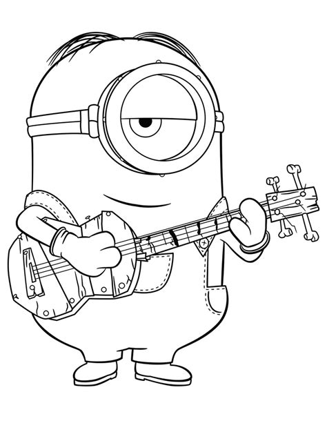 minion coloring pages coloring