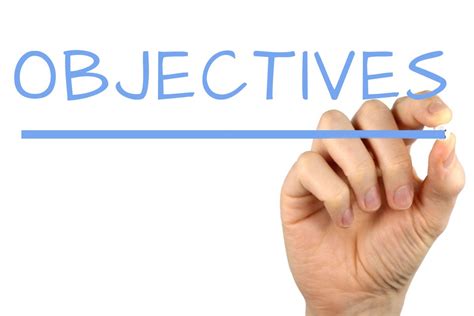 objectives handwriting image