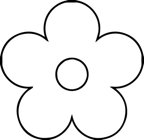 flower coloring page wecoloringpagecom