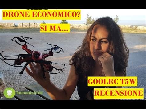 drone economico  videocamera wifi la recensione youtube