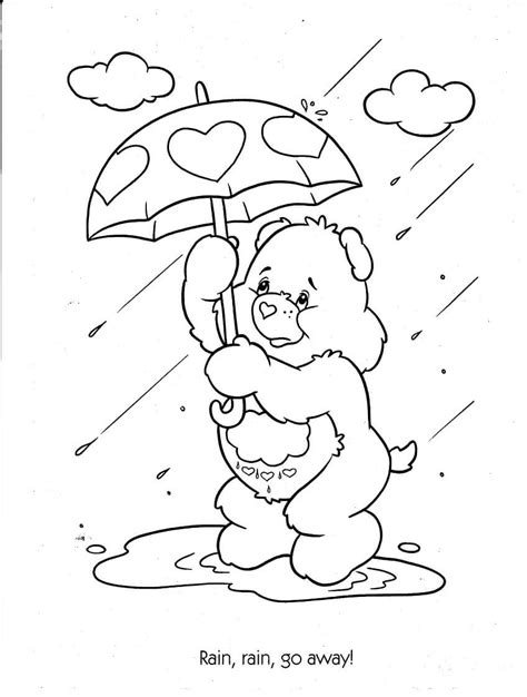 printable rainy day coloring pages