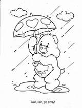 Coloring Care Bear Pages Rainy Bears Printable Kids Rain Sheets Print Drawing Days Baby Colouring Color Windy Cartoon Bestcoloringpagesforkids Preschool sketch template