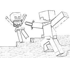 minecraft zombie coloring pages minecraft zombie coloring pages