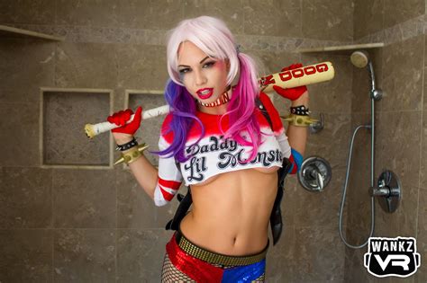 [180 vr] sex with harley quinn cosplay porn parody